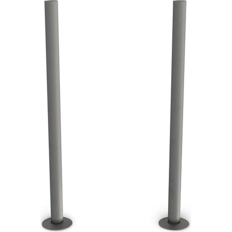 Talus - Natural Pewter Matte Pipe Covers 300mm