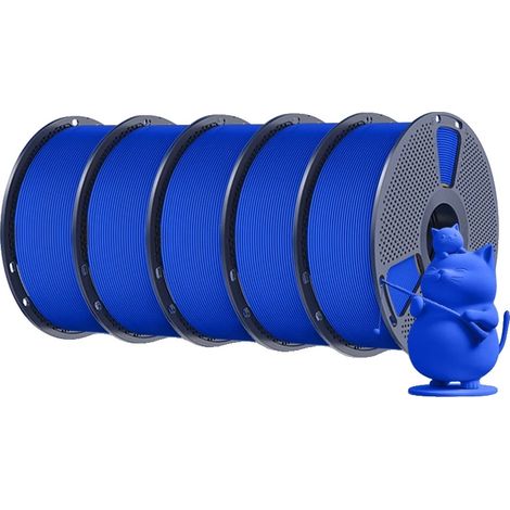 3D-Druckerfilament, PLA-Material, geringe Schrumpfung, blau (1/2)