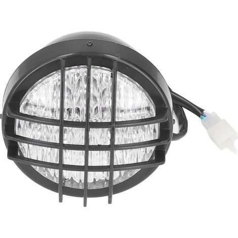 Phare Avant LED - 12 V - 8 W - Pour Moto ATV Quad Go Kart 50cc À 200cc - 27 LED - Blanc - 1 Pièce
