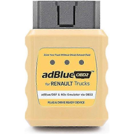 Émulateur AdBlueOBD2, sans risque pour le moteur et installation non permanente, compatible avec les camions Iveco, émulateur d'échappement OBD2 diesel (1/5)