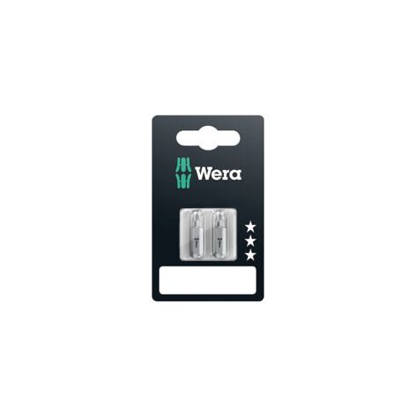 Embouts TORX T30 extra rigides 30x25 mm - 2 pièces - 05073316001 - Wera (1/2)