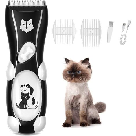 Coupe-ongles pour chien, 3 cm, noir, pour un entretien soigné des ongles à domicile.-AquaForge (1/5)