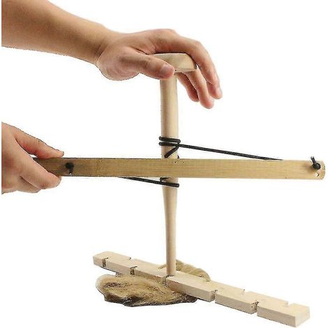 Kit d'outils de forage à friction pour allumer un feu en bois, idéal pour la survie en extérieur, le camping, la randonnée et les situations d'urgence. (1/5)