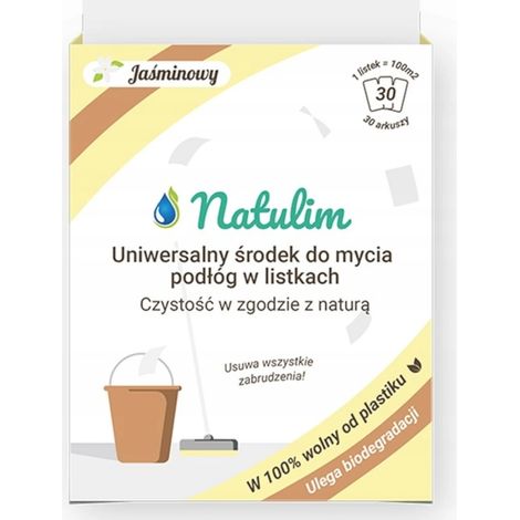 Natulim, limpiador de pisos Uniw en láminas, 30 unidades. (1/2)