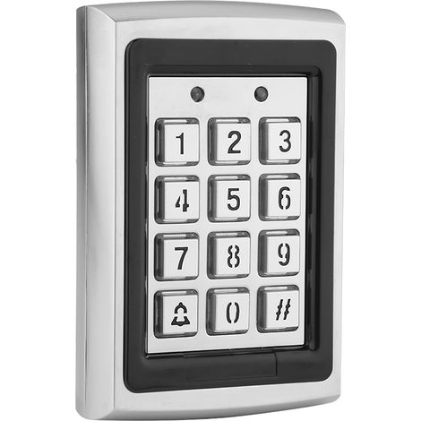Contrôleur de contrôle d'accès par carte RFID à clavier rétroéclairé pour porte de sécurité