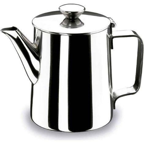 Classica caffettiera in acciaio inox. Lacor - Capacità 2 litri