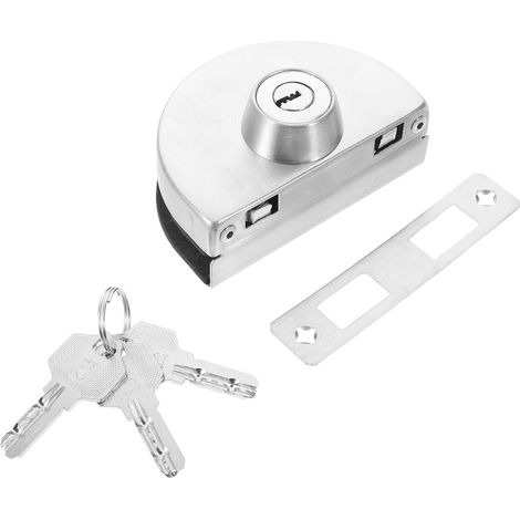 Serrure de porte vitrée Toddmomy en acier inoxydable 201 (1/5)