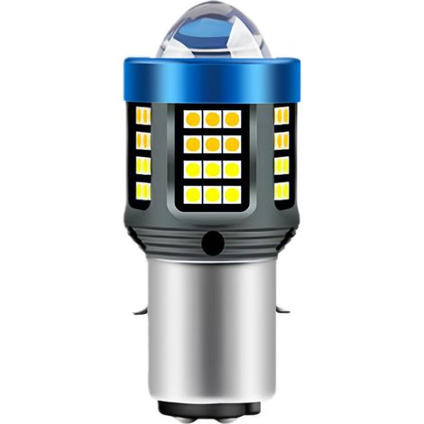 Ampoules De Phare LED - Ampoule Led H4 Double Mode Aluminium Puissante,Pour Motos Sportives Et Routieres Pour Course Route Tourisme Autoroute Tout Terrain Urbain Déplacement Croisière Piste Sentier (1/5)