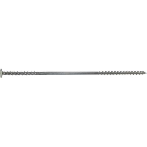 Tornillo HECO-Topix-Plus Therm - Ø8x280mm - Cabeza avellanada con alvéolos avellanados - Rosca bajo cabeza - T40 - Caja de 50 - 61357 (1/5)