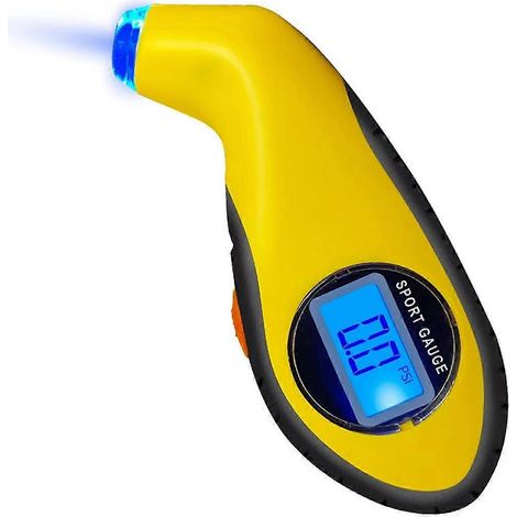 Hochpräzises digitales LCD-Druckmessgerät mit Hintergrundbeleuchtung für Fahrräder, Auto und Motorrad (1/5)