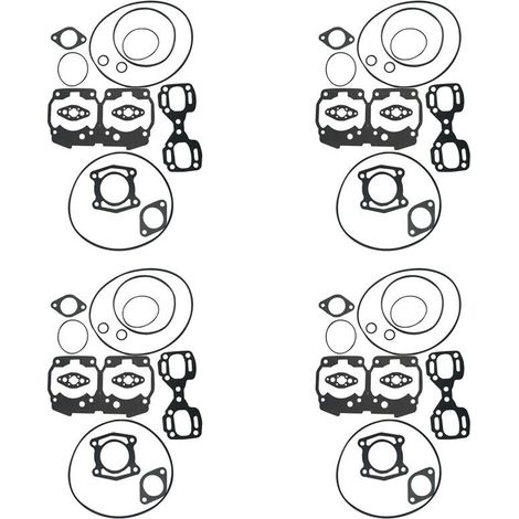Kit de juntas y anillos tóricos de alta calidad de 4 piezas para los modelos GSX, GTX, XP, 787 y 800 de 1996 y 1997.