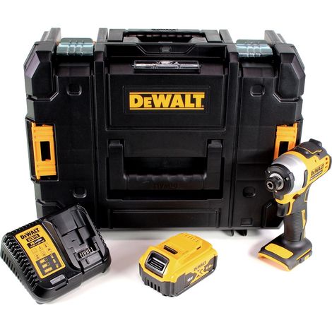 DeWalt DCF 809 P1T Avvitatore ad impulsi a batteria 18V in valigetta T-STAK + 1x Batteria 5,0 Ah + Caricabatterie