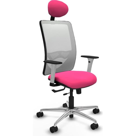 Sedia piqueras y crespo Zulema bianco rete confortevole (1/2)