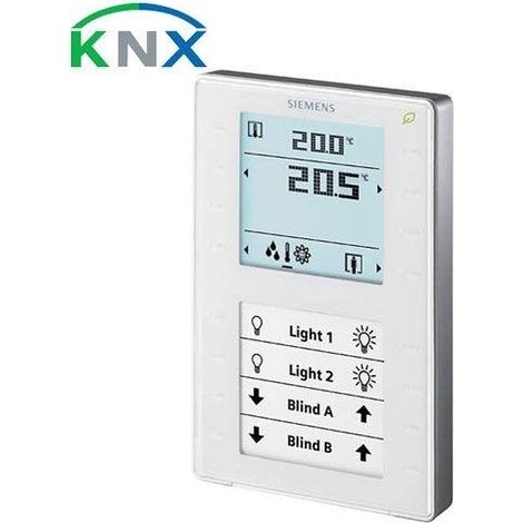 Siemens Aparato Ambiental KNX con pantalla LCD táctil