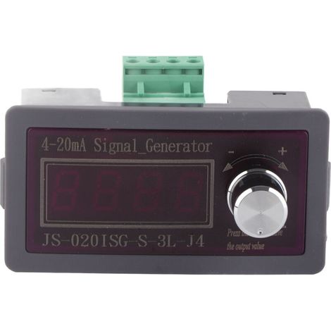 Générateur de signaux de tension et de courant 4-20 mA avec interface d'alimentation par batterie Simulateur analogique Affichage réglable à 4 chiffres (1/5)