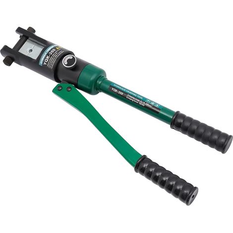 Pinza crimpatrice idraulica, potente forza di crimpatura, design ergonomico, verde (1/2)