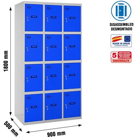 Simonrack Simonlocker Metallspinte grau und blau