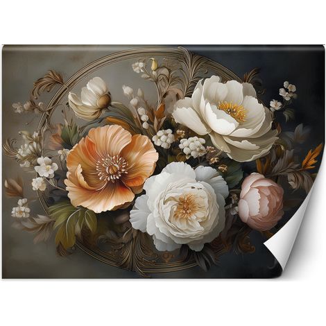 Papier peint Nature Botanicals Feuillage Fleurs 450x315 (1/5)