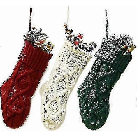 Chaussettes de Noël, sacs cadeaux de Noël, grandes chaussettes de Noël, décorations de Noël, chaussettes de Noël à suspendre, sacs cadeaux de Noël (1/5)
