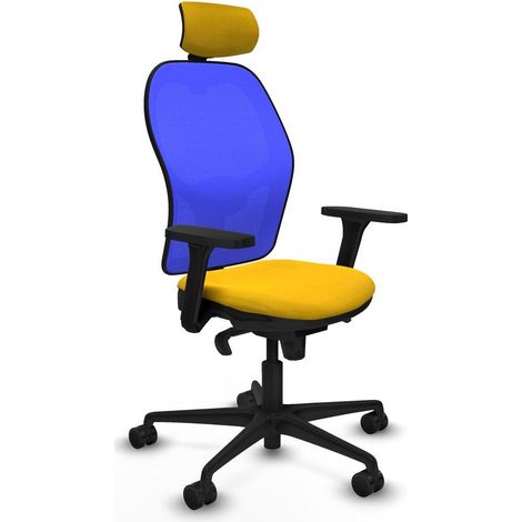 Piqueras y Crespo Ergonomischer Bürostuhl Gelb Mesh