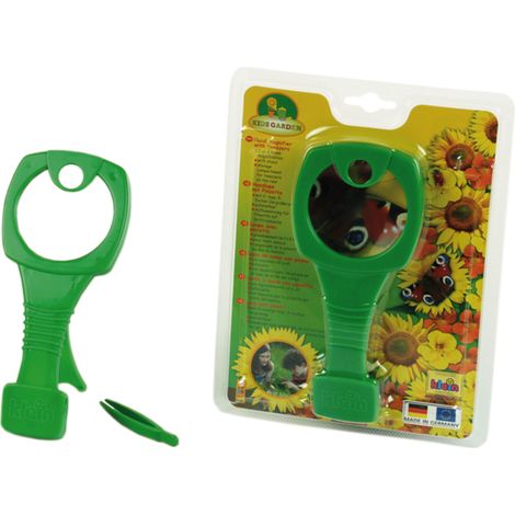 Lente d'ingrandimento manuale con pinzette Kids Garden K2834