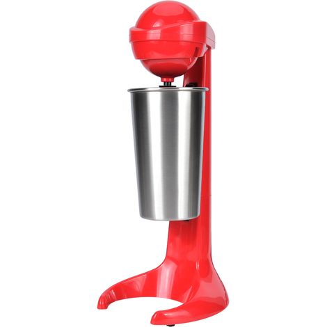 Appareil électrique domestique à double tête en acier inoxydable pour milkshakes, mousseur à café et mélangeur à lait, norme européenne 220 V. (1/5)