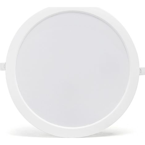 Faretto Led slim da incasso 24W Rotondo Cornice bianca Apertura 100 gradi Bianco freddo 6500K Aigostar (1/3)