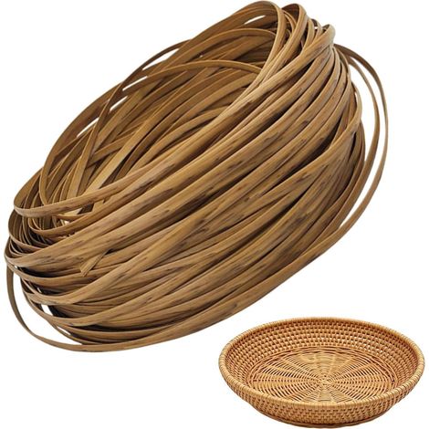 Generico Furniture Mending Cord - Basketry Restoring Hund, Vine Splice with Anti-Fade UV Resistant Lifelike Embossed Wood Grain Texture, Lanai Table Line, Bench Fixing Filament, Mesh Band for Porch (1/5)