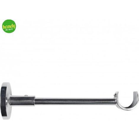 SUPPORTO LUNGO SOFFITTO APERTO PER TUBIDIAM.22 MM COL. CROMO