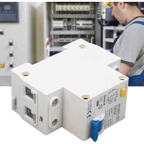 BAOYIBYDB1L-63 C63A Disjoncteur différentiel 230 V 63 A, 30 mA, monophasé + neutre, type A, montage sur rail DIN (1/5)