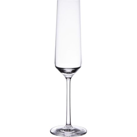 Flûtes à champagne en cristal Pure 215ml (lot de 6) - SCHOTT ZWIESEL (1/3)