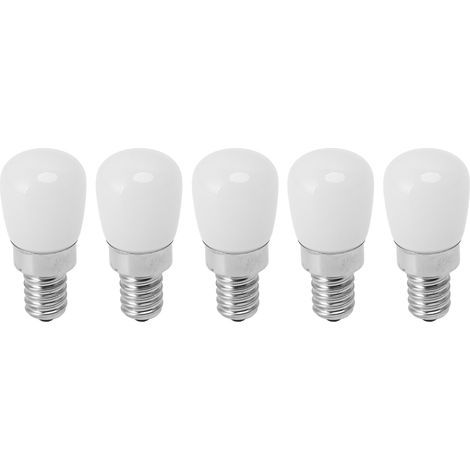 Lot de 5 ampoules LED E12 pour réfrigérateur/congélateur, éclairage domestique à économie d'énergie, 120 V, lumière blanche