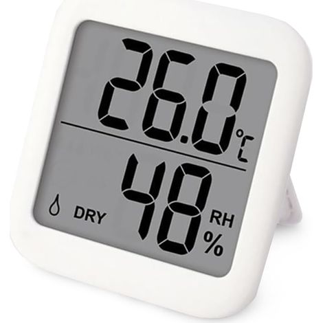 3er-Pack digitales LCD-Thermometer und Hygrometer mit faltbarem Ständer (1/5)