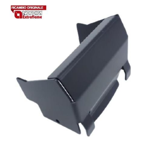 EXTRAFLAME - 003277726 - Battifiamma nero in acciaio