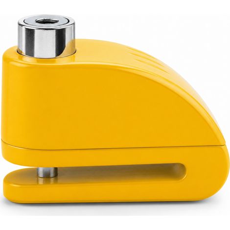 Alloy Alarm Disc Lock for Motorcycle Bike Yellow 9 cm