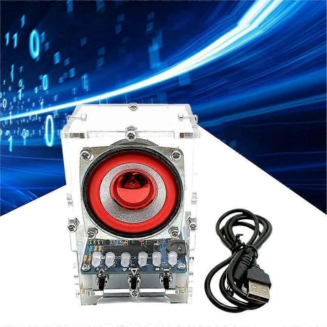 Kit d'enceinte sans fil DC5V LM386 avec amplificateur à puce LM386 Creative (1/4)