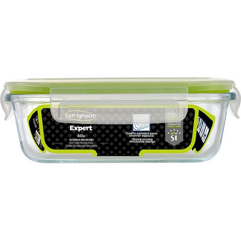 HERMÉTICO RECTANGULAR 640ml BOROSILICATO EXPERT SG4701 SAN IGNACIO (1/2)