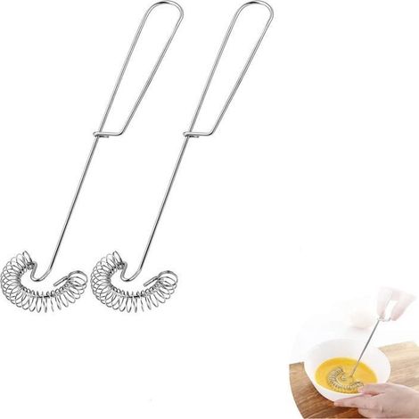 Fouet Cuisine - Printemps - Acier Inoxydable - 2pcs - Compatible Lave-Vaisselle - Léger et Durable (1/4)