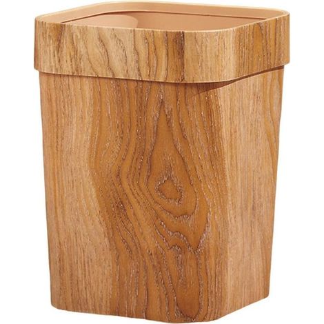 Poubelle à grains réutilisable en bois pour salon ou maison de campagne (1/5)