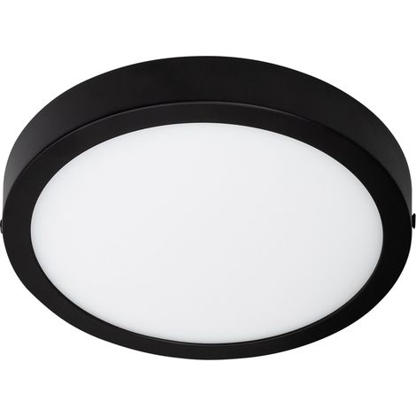 Plafón LED 18W Circular Aluminio Ø210 mm Slim CCT Seleccionable Galán SwitchDimm Negro