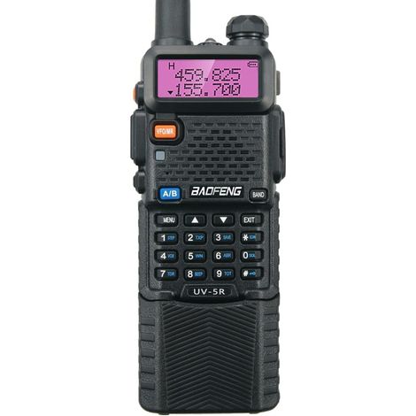 UV-5R 5W Walkie-Talkie mit 3800mAh Akku, leistungsstarkem Dualband-FM-Radio, 128 Kanälen, Kommunikations-Transceiver