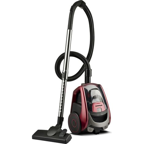 G3 ferrari g90011, aspirapolvere ciclonico pulisco, con doppio filtro, potenza di 700 w, capacità di 1.5 l, rosso/nero (1/4)