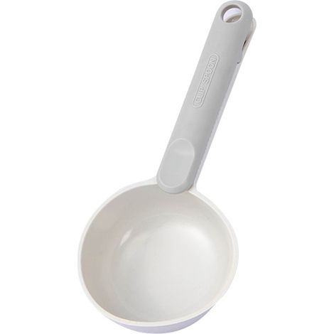 Cuillères de cuisine grande capacité multifonction pour farine riz légumes secs cuisson service ABS gris blanchâtre