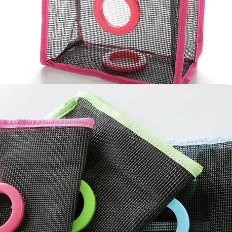 Organizador colgante para bolsas de plástico - 38x20x10,5 cm - Soporte de cocina plegable (1/5)