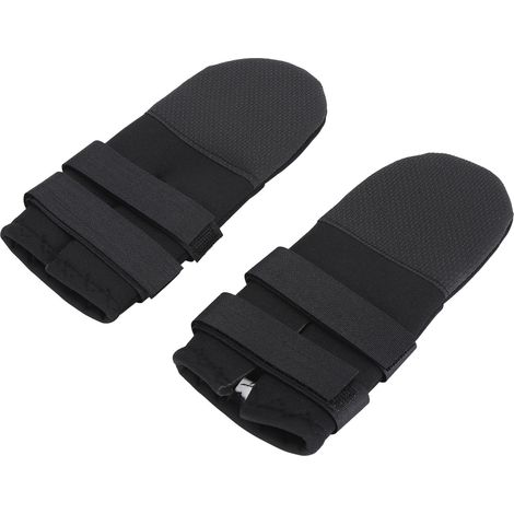 Lot de 2 protège-pattes en caoutchouc antidérapants et imperméables pour chien, bottes ajustables, chaussures souples pour la cicatrisation des plaies, taille XXL (1/5)