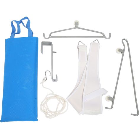 Kit complet de traction cervicale à poser sur la porte : thérapie d’ajustement chiropratique et soulagement de la douleur (1/5)