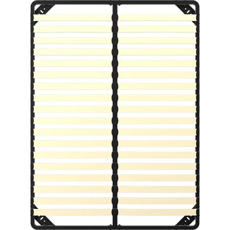 Stanew – Sommier 120 x 190 cm – Lit avec cadre à lattes en peuplier – Capacité de charge 180 kg – Montage rapide en 30 minutes (1/5)