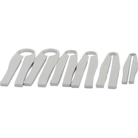 Kameratechniker-Schraubenschlüsselsatz, 6-teilig, aus Stahl, Metall, mit Klemme und Schraubenschlüssel (1/4)