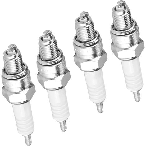 Quatre bougies d'allumage D8EA, adaptées aux CB 750 KFA 400F 350F M bougies d'allumage D8EA, adaptées aux VTT 110CC. (1/5)