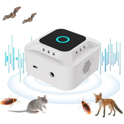 Répulsif souris à ultrasons Répulsif à ultrasons Répulsif anti rats avec lumière clignotante Contrôle des insectes Répulsif contre les rats (1/5)